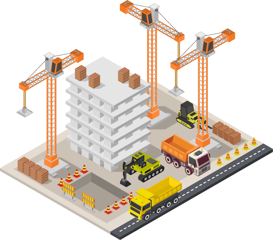 建設現場のイラスト